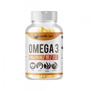 Омега-3 1000 мг, NORDIC SUN (90 кап)